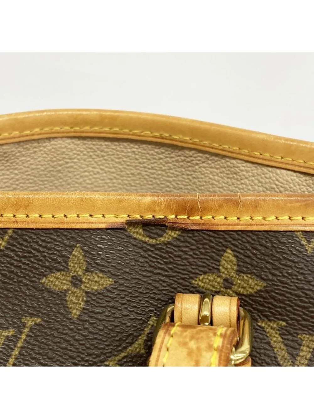 Louis Vuitton Tote Bag Monogram Petite Bucket Brown